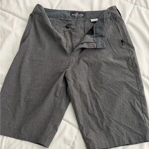 Quiksilver Men's Charcoal Flat-Front Shorts